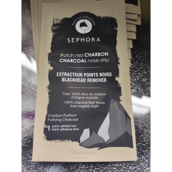 4 SEPHORA COLLECTION Clean Charcoal Nose‎ Strip AUTHENTIC - Picture 3 of 5